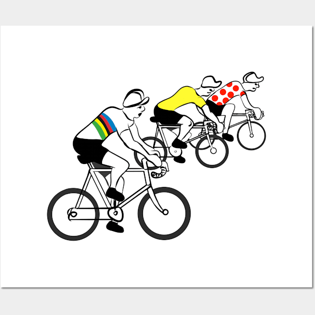 Bike Racers Wall Art by eVrydayART